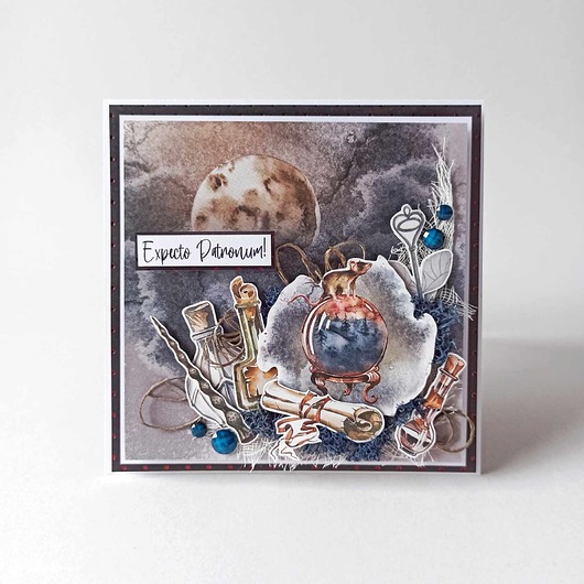 kartki scrapbooking Kartka Okolicznościowa: Expecto Patronum