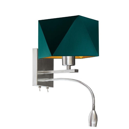 kinkiety Kinkiet do sypialni nad łóżko MESSA GOLD