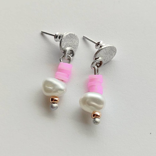 kolczyki z kamieniami Kolczyki OKRĄG