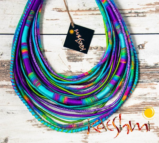 UNICORN - naszyjnik etniczny, boho, folk Kaeshmi