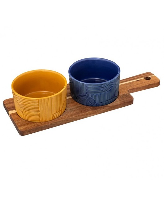 patery i talerze Zestaw do Przekąsek Zestaw do Serwowania Ceramiczny Solo