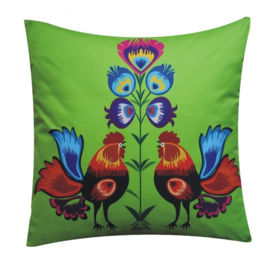Poduszka inspirowana sztuką ludową Gaul Designs