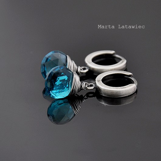 kolczyki z kamieniami Kolczyki Venetian crystal