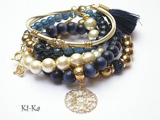 DARK BLUE AND GOLD - SET /27-05-2014/ KiKa pracownia