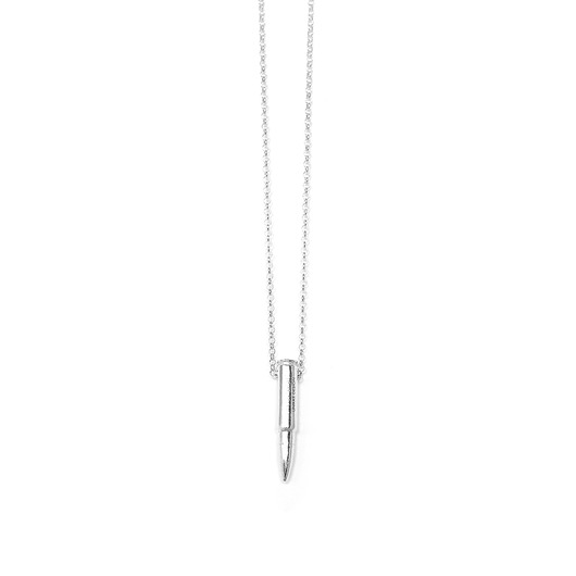 Eyes On Target - mini bullet necklace(silver 1) Unikke Design