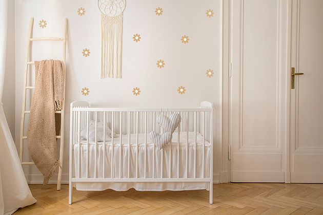 naklejki ścienne do pokoju dziecka Stokrotki,  naklejki na ścianę BOHO