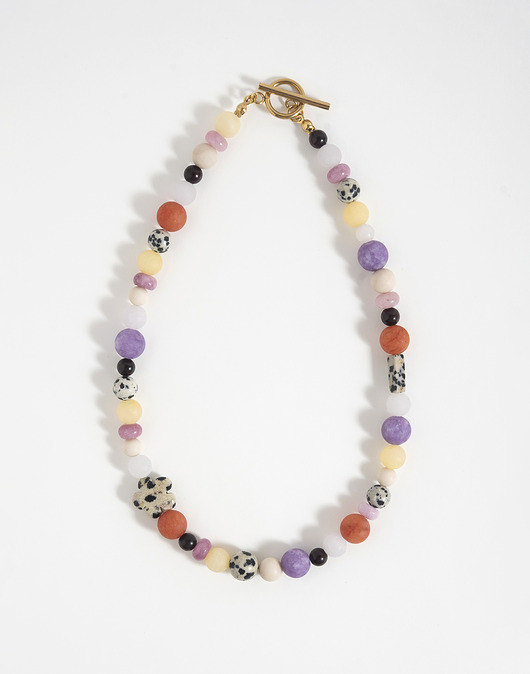 chokery Kolorowy naszyjnik z kamieni naturalnych