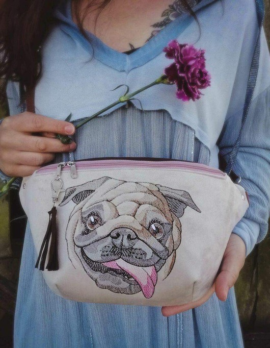 saszetka nerka Nerka XXL mops