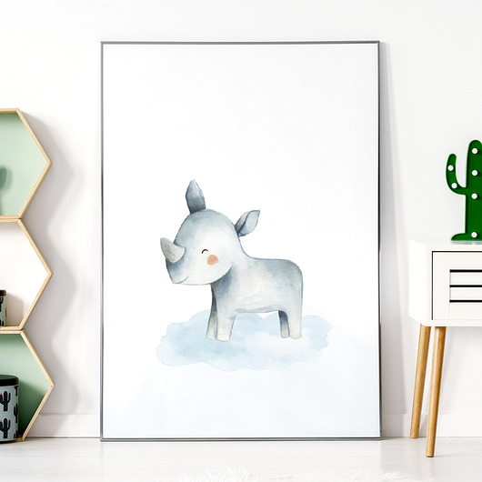 PLAKAT NOSOROŻEC P072 Yoko Design