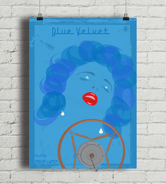 plakaty Blue Velvet - David Lynch - plakat fine art