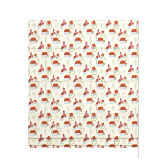Roleta rzymska Domki Polly Pattern