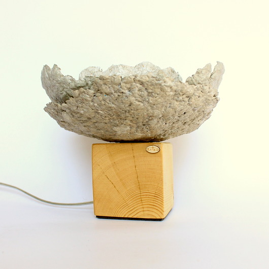 lampy stołowe Lampa stojąca drewno papier 027 Maflora
