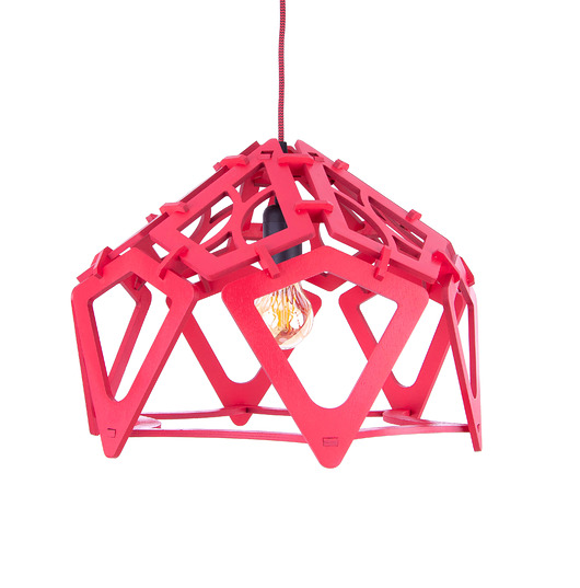 Drewniana lampa skandynawska do SALONU KUCHNI smxdsgn