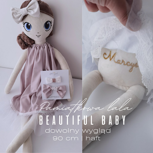 lalki Lalka Beautiful Baby  90 cm