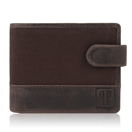 portfele męskie PORTFEL MĘSKI PAOLO PERUZZI RFID T-03-BR