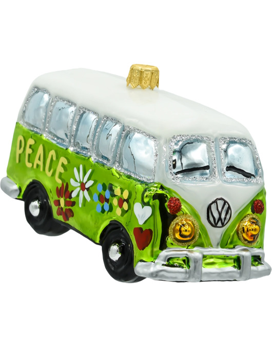 ozdoby choinkowe Bombka choinkowa: Samochód van hippie: zielony