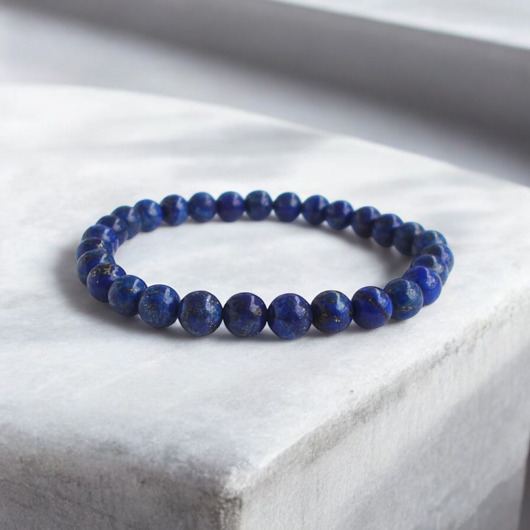 bransoletki z kamieni naturalnych Lapis lazuli Wygodna bransoletka