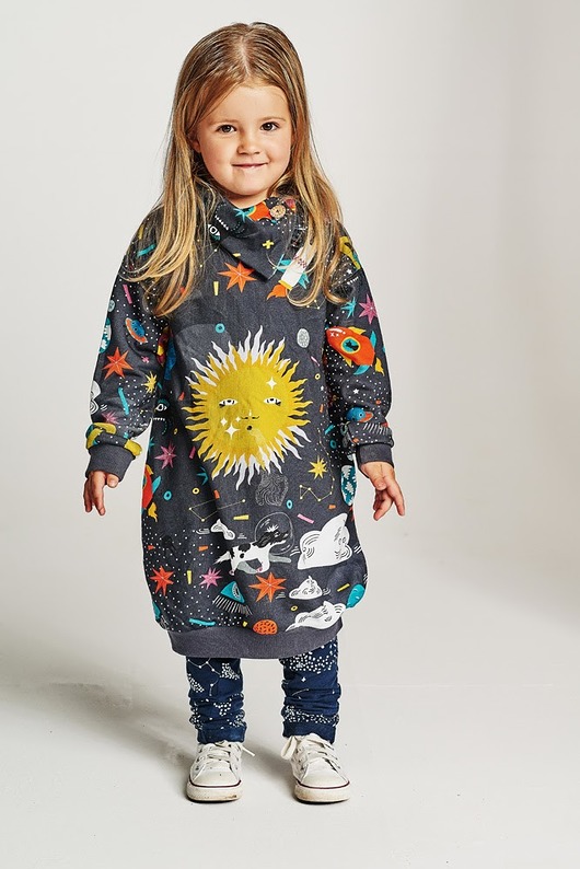 bluzy dla dziewczynki 2in1  - Bluzo- sukienka - KOSMOS