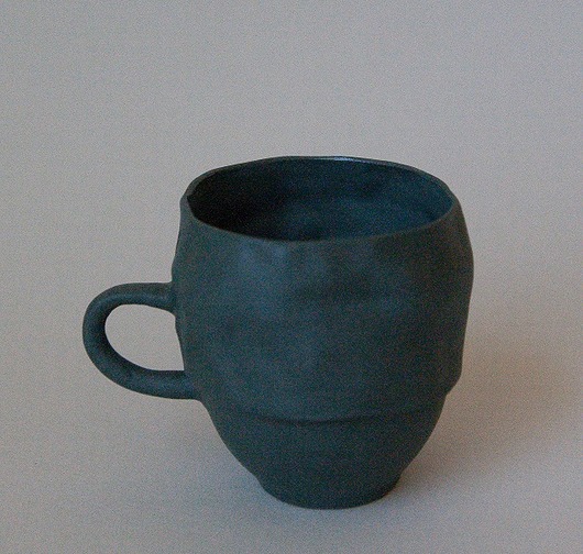 Czarna Porcelanowa Filiżanka Gnieciona Pangzi Ceramics