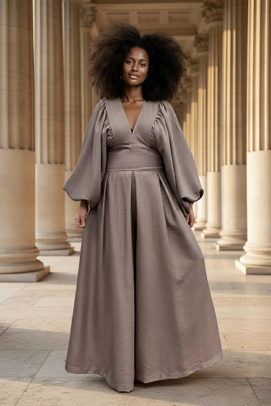 komplety damskie Komplet Santomo mokka