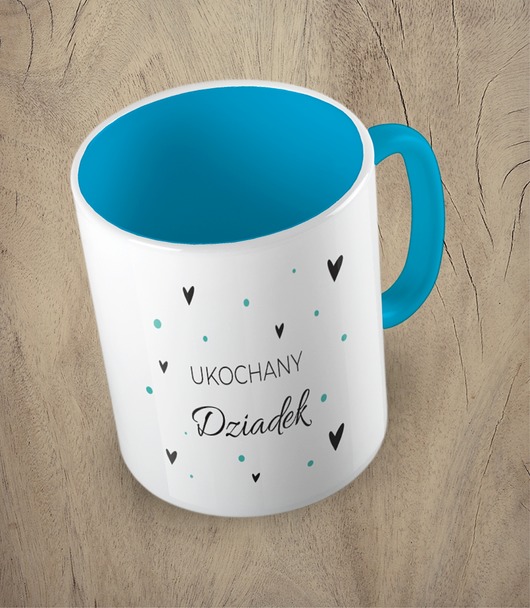kubki Kolorowy kubek UKOCHANY DZIADEK