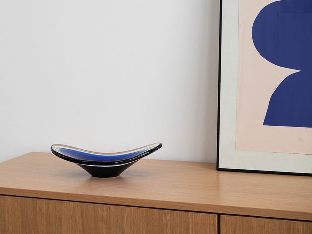 patery i talerze Patera szklana, duński design, lata 70, produkcja: Dania