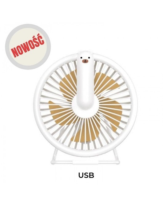 Lampka Wiatrak Miś Kremowa MIA home