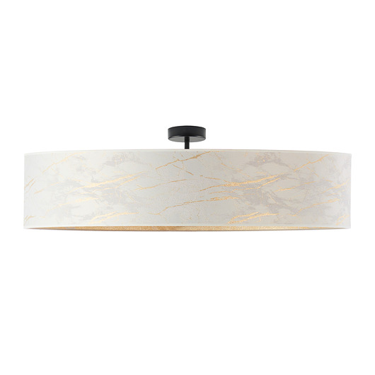 plafony Elegancki plafon z marmurowym kloszem GRENADA MARMUR fi - 100 cm