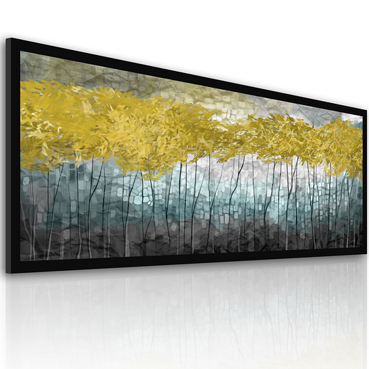 obrazy Obraz na płotnie pejzaż, las, drzewa- 147x60cm