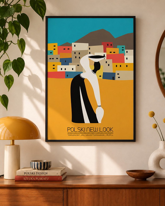 plakaty Plakat Fine Art giclee Meksykanka. Polski New Look