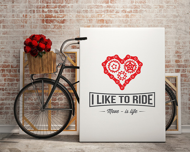 plakaty Plakat. I like to ride