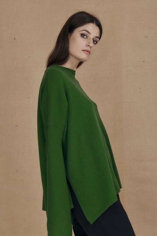Sweter Oversize ALASKA Zielony ASKAparis