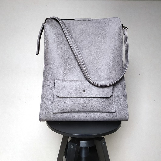 torby na ramię Casual Tote szary groszek