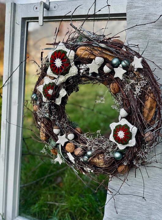 wianki bożonarodzeniowe Wianek Gwiazda Betlejemska