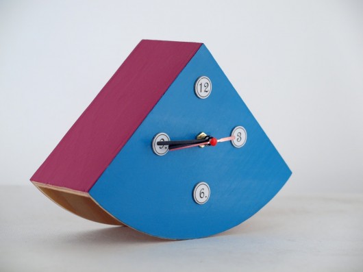 buJAczeK  MULTiCoLoR blue Clock Wood Studio