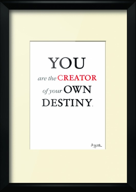 You Are the Creator... Be My Words
