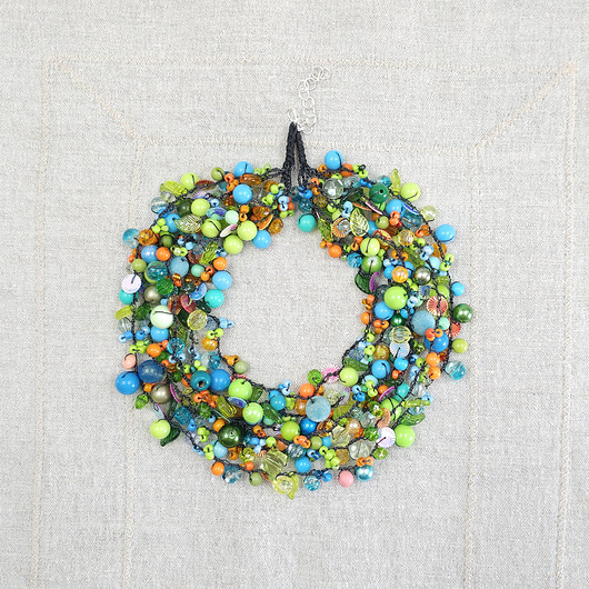 kolie 7069 bogaty, lekki naszyjnik, kolia