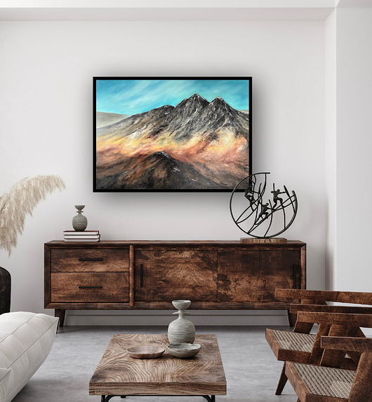 obrazy Obraz "Góry - Nowy Opowieść" 70x50 cm olej na płótnie