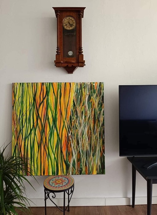 obrazy Obraz na zamówienie kupującego - Powiew wiosny - 100x100 cm