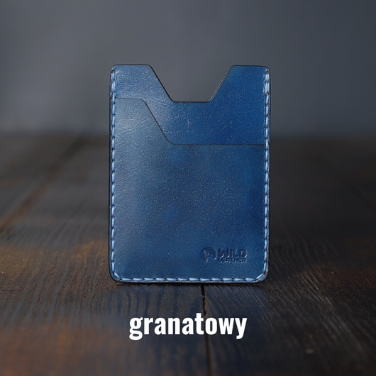 Minimalistyczny portfel skórzany na karty Wildleather