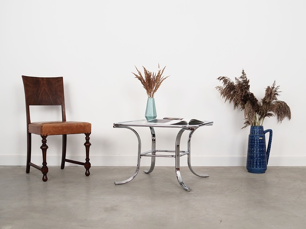 stoliki kawowe Stolik szklany, duński design, lata 70, produkcja: Dania