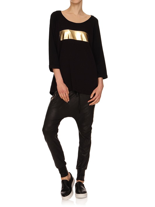 Bluza czarna Y700034_RAL9005_1021 YULIYA BABICH
