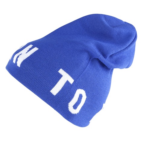 Czapka Zimowa Born To Ride jacquard komin Blue Borntoride
