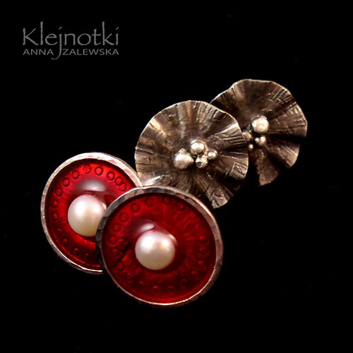 Kolczyki sztyfty - komplet Klejnotki Anna Zalewska