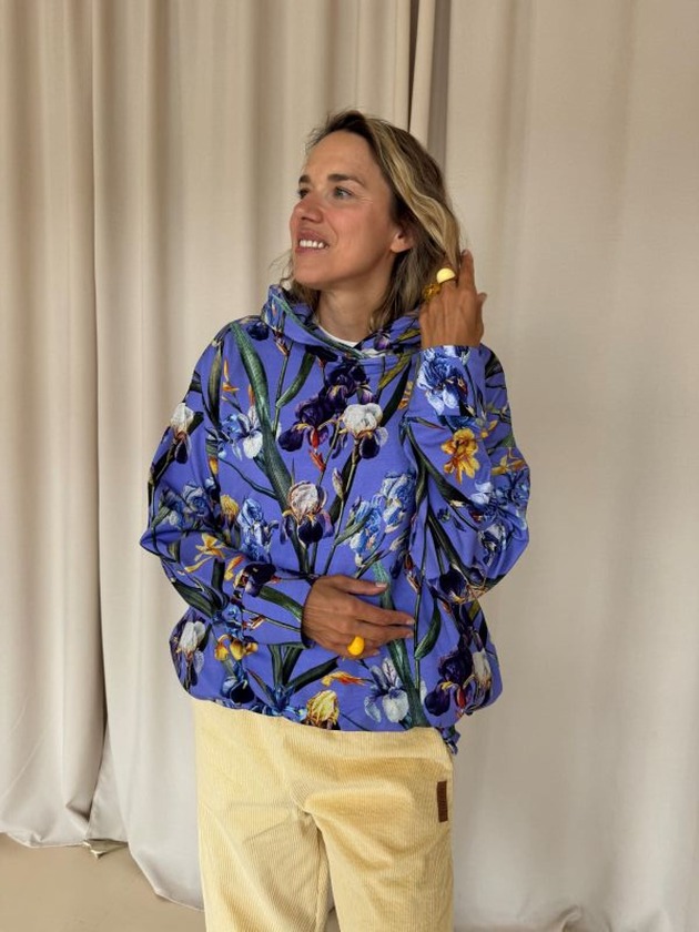 bluza z kapturem damska Bluza oversize IRYSY