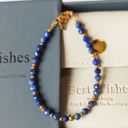 bransoletki z kamieni naturalnych Bransoletka lapis lazuli