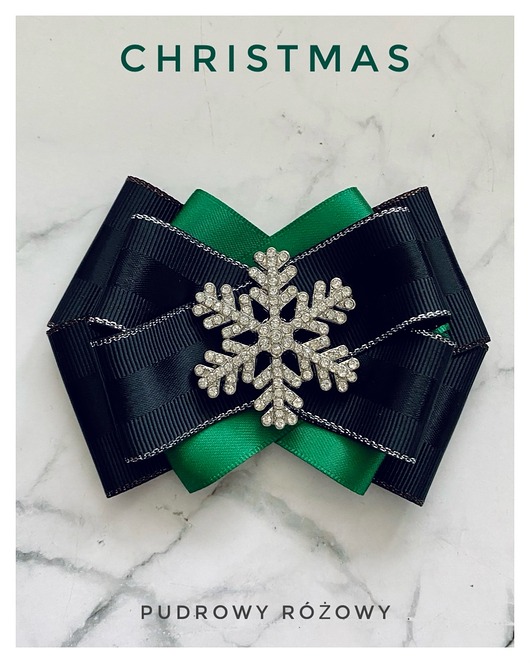 broszki Brosza ze śnieżynką gwiazdką Mikołajki Święta