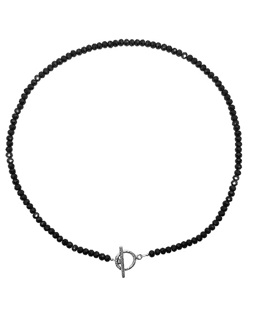 Srebrny naszyjnik choker z naturalnymi turmalinami IVE Jewelry