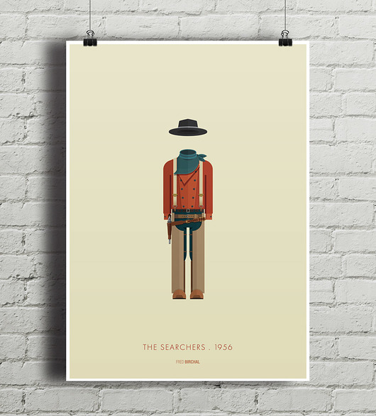 John Wayne - plakat minimalmill