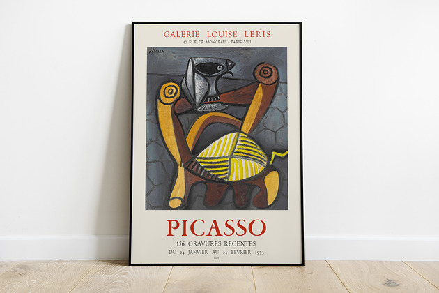 Pablo Picasso- plakat wystawowy Pas De LArt